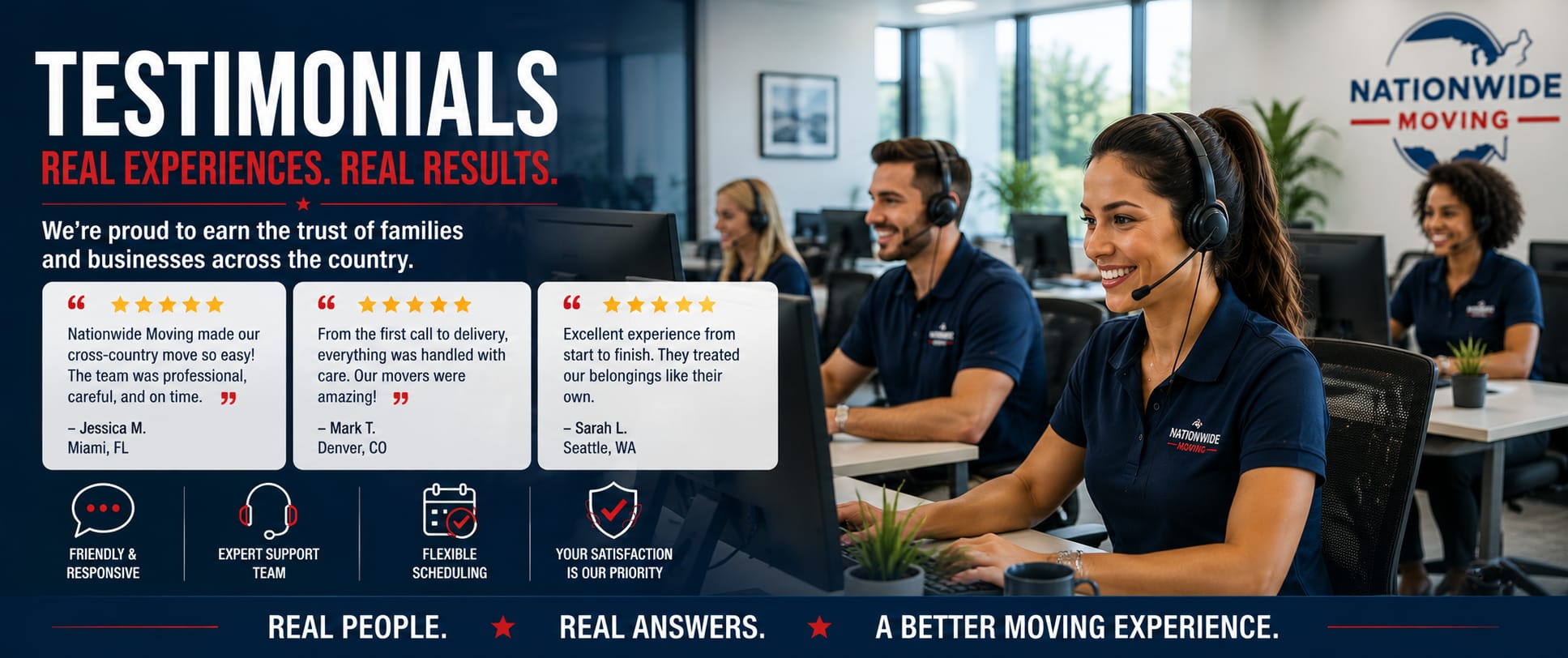 Nationwide Moving | Testimonials