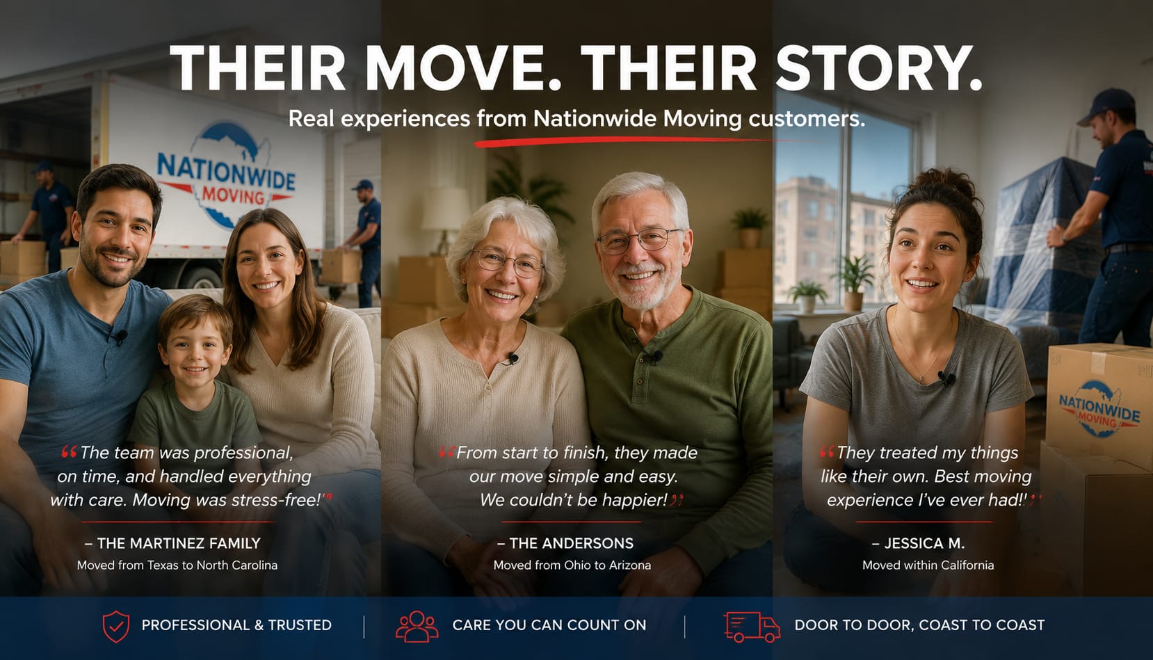 Nationwide Moving | Live Testimonials